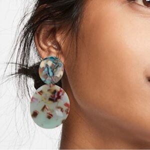Lele sadoughi turquoise confetti Earrings